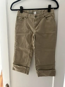 Bonpoint Girls Pants with cuffed hem, back flap pockets with button closure. XS - Picture 1 of 6