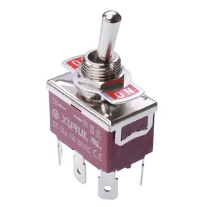 On-On DPDT Toggle Switch 250V AC 15A - Picture 1 of 1