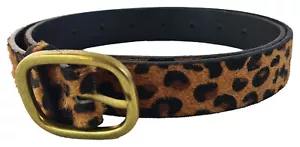 Damen Gürtel Leopard - sieht fast aus wie echtes Fell - Leopardenmuster Animal - Picture 1 of 2