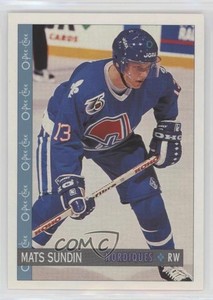 1992-93 O-Pee-Chee Mats Sundin #110 HOF