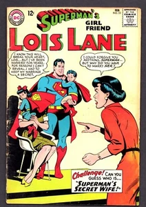⭐️ LOIS LANE - Superman's Secret Wife! Lois' College Scoops! 55 Silver Age 1965 - Picture 1 of 6