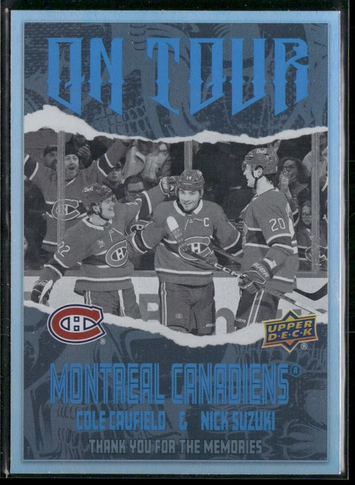 24/25 2024 UPPER DECK SERIES 2 HOCKEY ON TOUR CARDS OT-XX U-Pick From List - Image 1 of 1
