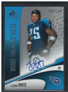 A7893- 2006 SP Authentic Rookie #REALW LenDale White Auto /100 - Picture 1 of 2