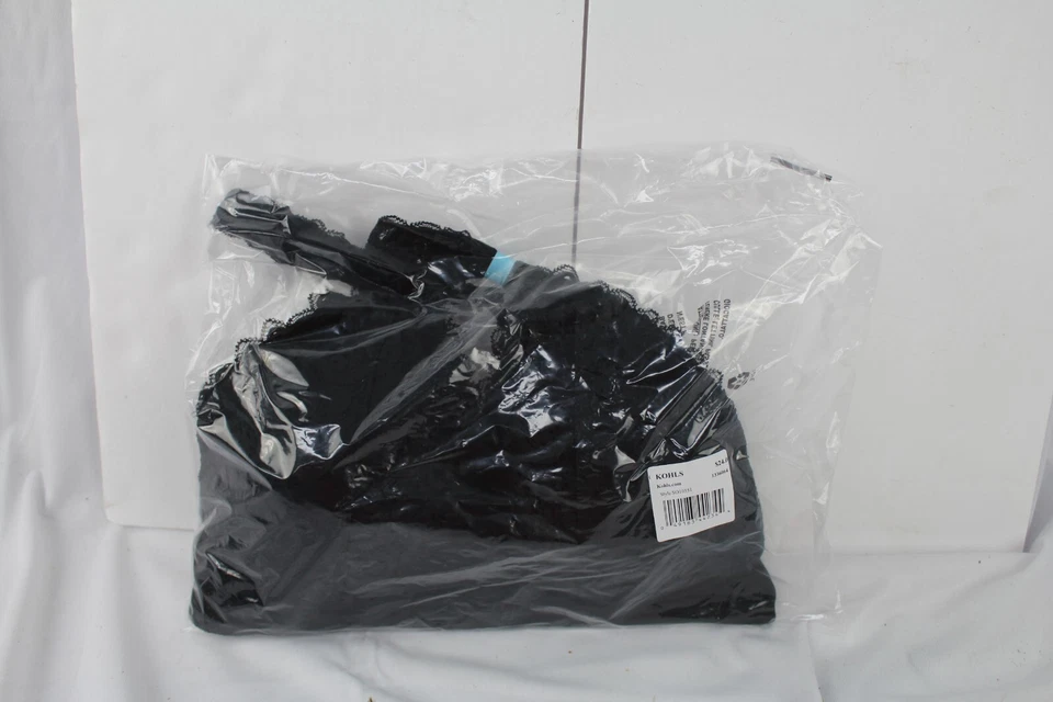 Kohl's SO Convertible Bralette Bra Soft Lace Size L Black