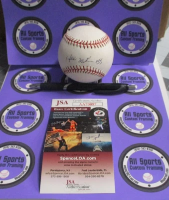 Hideki Matsui New York Yankees Autographed Rawlings Baseball JSA COA #AA70097 - Image 1 of 4