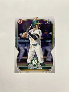 2023 1st Bowman Draft BD121 Jacob Wilson Oakland Athletics Baseball Card A’s - Picture 1 of 2