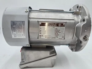 SM-CYCLO TC-FX/FB-02A 1/4HP 3 Phase Induction Motor 60 Hz - Picture 1 of 10