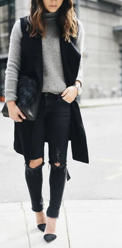 Chaleco plumero Urban Outfitters Harlowe & Graham S Foto 1 de 4