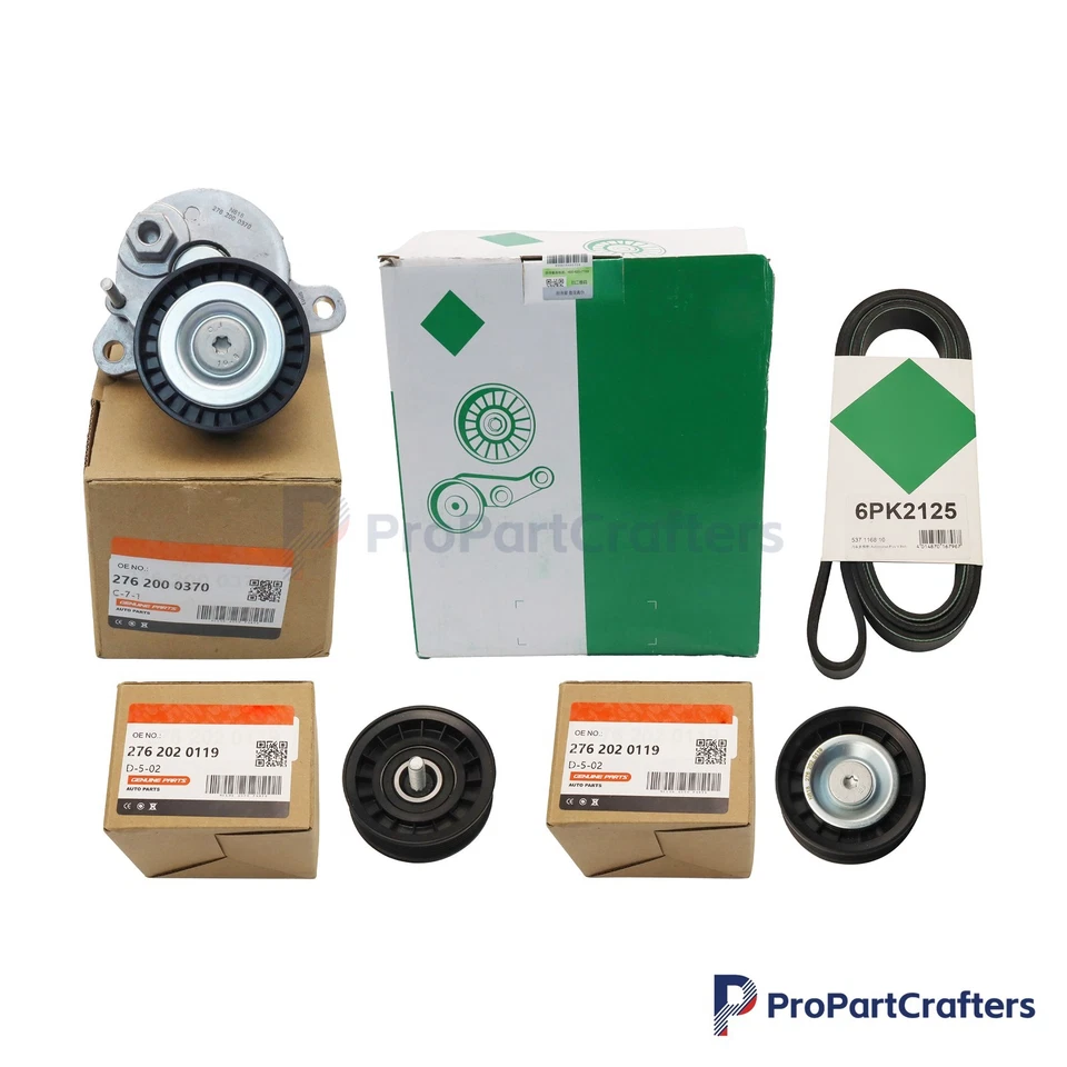 For Mercedes GLE350 E350 3.5L A2762000370 Fits INA Gates Belt Drive Kit And Belt Foto 1 de 4