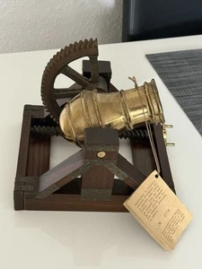 Bombarda – Miniaturmodell der Kanone von Leonardo da Vinci 1483 limitiert Selten - Bild 1 von 8