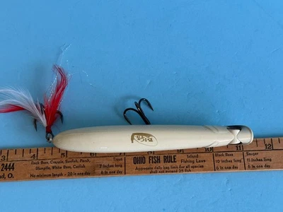 Señuelo de pesca usado Ima Big Stick 175 Topwater Caminar Cebo Hueso Foto 1 de 4