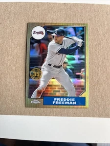 2022 Topps Chrome - 1987 Topps Baseball Freddie Freeman #87BC-11 - Bild 1 von 6