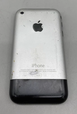 Apple iPhone 1 Gen A1203 8GB Silver Smartphone AT&T ONLY -Fair - Image 1 of 4