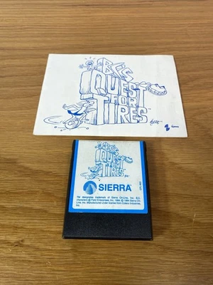 BC's Quest For Tires Colecovision Sierra Game Cartridge & Manual 1984 - Image 1 of 4