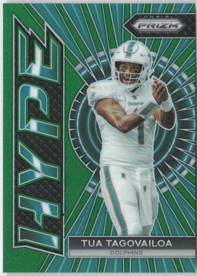 Tua Tagovailoa 2023 Panini Prizm Hype Green #H-1 Miami Dolphins - Image 1 of 2