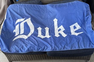 Bandiera grande striscione vintage DUCA UNIVERSITY diavoli blu - Foto 1 di 6