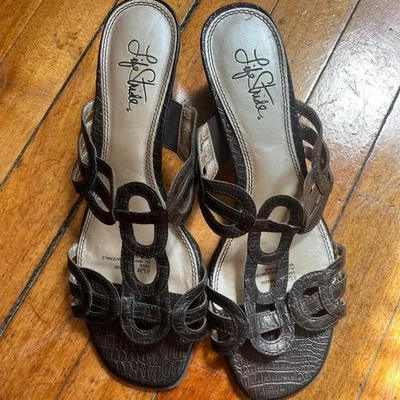 Lifestride Kitten Heels Women's 8.5 Brown and Black - Изображение 1 из 4