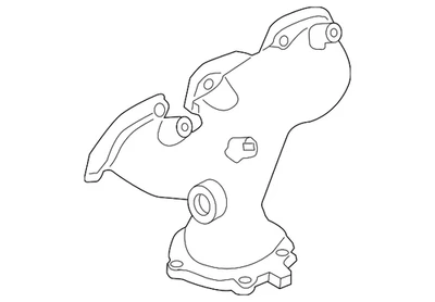 Coletor de escape Nissan genuíno 14006-8J100 - Imagem 1 de 2