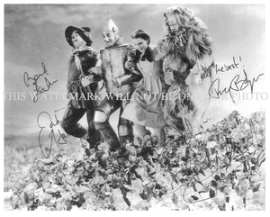 THE WIZARD OF OZ CAST SIGNED AUTOGRAPH 8X10 RPNT PHOTO JUDY GARLAND LAHR HALEY + - Picture 1 of 1