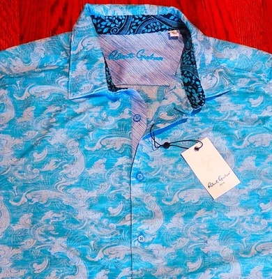 ROBERT GRAHAM MENS AUTHENTIC NEW ORIGINAL DRESS SHIRT Size XL (EXTRA LARGE), NWT - Image 1 of 4
