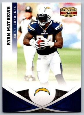 2011 Panini Gridiron Gear Ryan Mathews San Diego Chargers #61 - Image 1 of 2