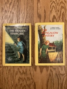 NANCY DREW BOOK CLUB EDITION HARDBACK W/ DUST JACKET LOT OF 2 CAROLYN KEENE 1959 - Picture 1 of 14