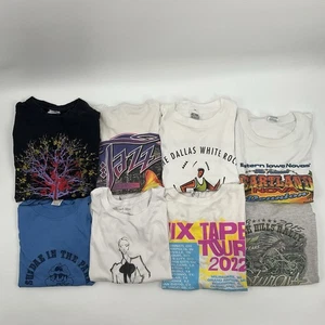 Vintage Lot Of 8 Shirts Sturgis Concert Car Show Band Marathon M L XL Tee Resell - Picture 1 of 18