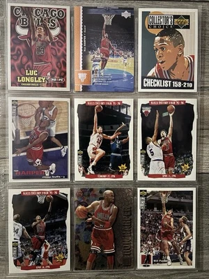 Коллекция баскетбольных карточек НБА Chicago Bulls 1990-е, лот из 59 карточек - Изображение 1 из 4