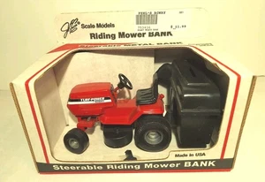 JLE Scale Models Druckguss Aufsitzmäher Bank - Turf Power von Agway mit Schlüssel - Bild 1 von 3