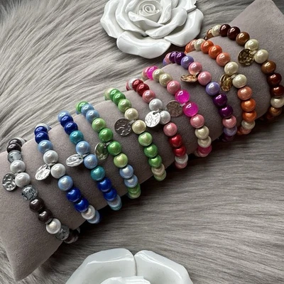 Funkelnde 3D Perlen Magic Pearls - Armband Handmade in toller Farbkombi - Bild 1 von 4