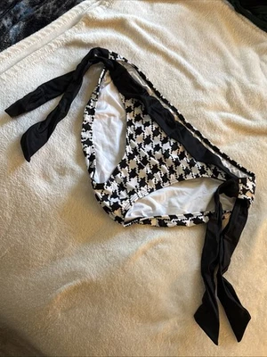 Traje de baño Venus para mujer a cuadros blanco y negro parte inferior talla 16 nuevo sin etiquetas Foto 1 de 3