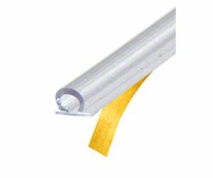 CRL Vinyl Bulb Seal with Pre-Applied Tape for 7/32" Gap - 95 in long - Pack of 5 - Picture 1 of 2