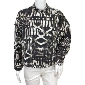 BLANKNYC Damen Jacke Safari Baby Details schwarz-weiß Größe S - Bild 1 von 6