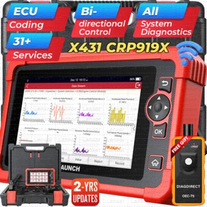 LAUNCH X431 CRP919X Bidirectional Scanner Car Diagnostic Tool Key Programming - Picture 1 of 10