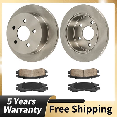 Rotores de disco trasero + pastillas de freno para Pontiac Grand Prix Montana Chevrolet Impala Foto 1 de 4