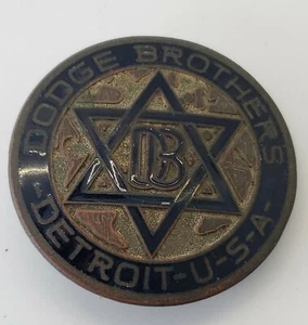 Antique 1926 Dodge Brothers enamel car automobile radiator emblem badge - Picture 1 of 6