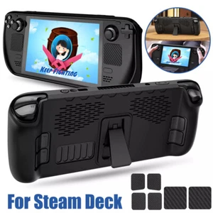 Kickstand Protective Case For Valve Steam Deck TPU Cover Protector W/ Stand Base - Zdjęcie 1 z 7