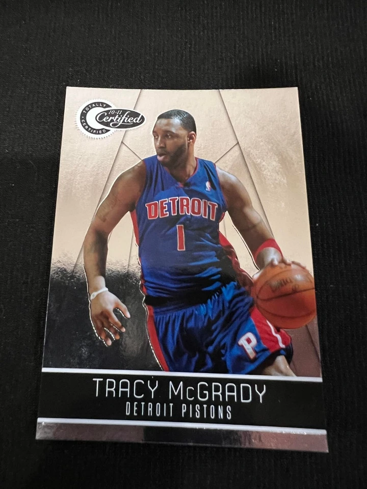 TRACY McGRADY Pistons 2010-11 Panini Certified Silver #103 NBA HOF #d /1849 - Image 1 of 1