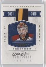 2010-11 Panini Dominion All Decade Materials Prime /25 Tomas Vokoun #TV