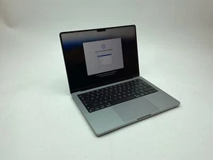 Apple Macbook A2442 M1 PRO 16 GB RAM 512 GB QWERTY UK - Afbeelding 1 van 3