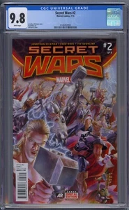 Secret Wars #2 2015 Marvel Comics CGC 9.8 1ª aplicación God Emperor Doom - Imagen 1 de 2