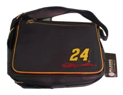 Wilson's Jeff Gordon 24 Bolso de Mano de Cuero Azul Marino para Mujer Cartera Nascar Coche de Carreras Nuevo con Etiquetas Foto 1 de 4