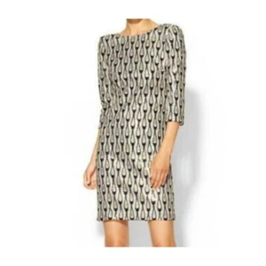 Ark & Co Sequin Dress Cocktail Party 3/4 Sleeve Sheath Dress M - Picture 1 of 7