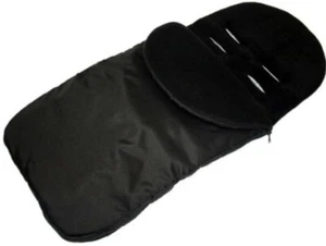 Universal Footmuff Black Fit Compatible With Out N About Nipper Sport Double - Picture 1 of 1