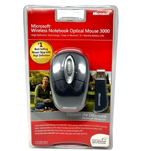 SEALED Microsoft Wireless Notebook Optical Mouse 3000 PC Mac USB Free Shipping - Bild 1 von 1