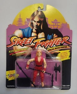1993 Hasbro Street Fighter KEN MASTERS 3.75 Figure Official Movie Fighter Capcom - Picture 1 of 2