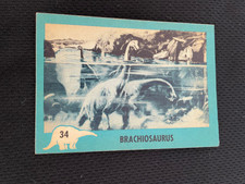 1961 DINOSAUR SERIES NU CARD #34 EXCELLENT CONDITION VINTAGE NON SPORTS CARD !!