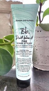 Bumble and Bumble Don't Blow It FINE (H)Air Styler 5oz / 150ml NEW! - Picture 1 of 3