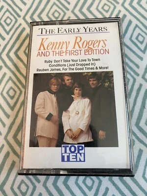 KENNY ROGERS AND THE FIRST EDITION - The Early Years (Cassette, 1989) Very Good+ - Image 1 of 2
