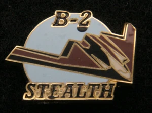 B-2 SPIRIT STEALTH BOMBER LAPEL HAT PIN UP US AIR FORCE PILOT CREW WING TIE TAC* - Picture 1 of 24